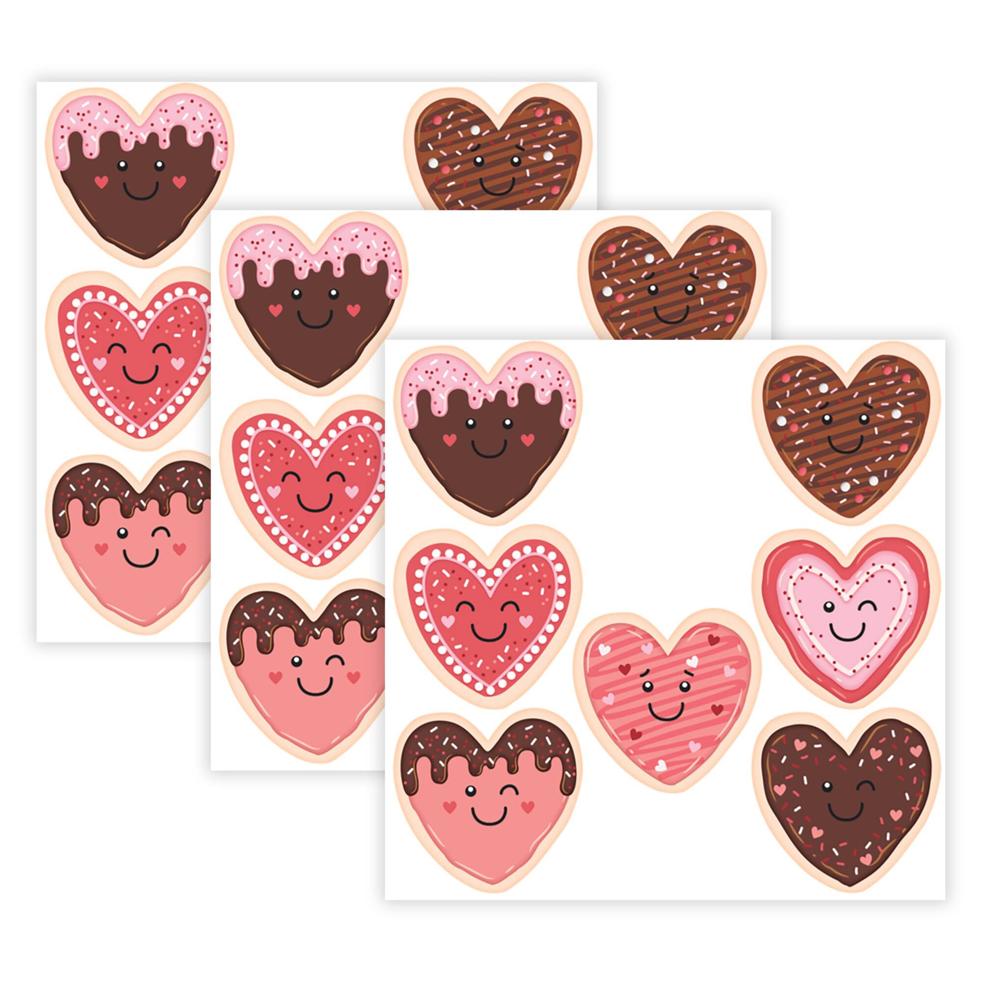 Teacher Created Resources® Frosted Heart Cookies Accents, 3 Packs of 30
